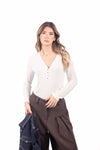 Maglia Cashmerina Panna donna Miss love - 1