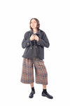 Pantaloni Corti in Tweed a Quadri Tartan donna Miss love - 5