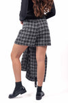 Shorts Sartoriali in Tweed Bianco/Nero donna Miss love - 5