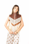 Gilet Combinato con Pizzo donna Miss love - 6