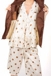 Top a Pois con Pizzo Panna donna Miss love - 4