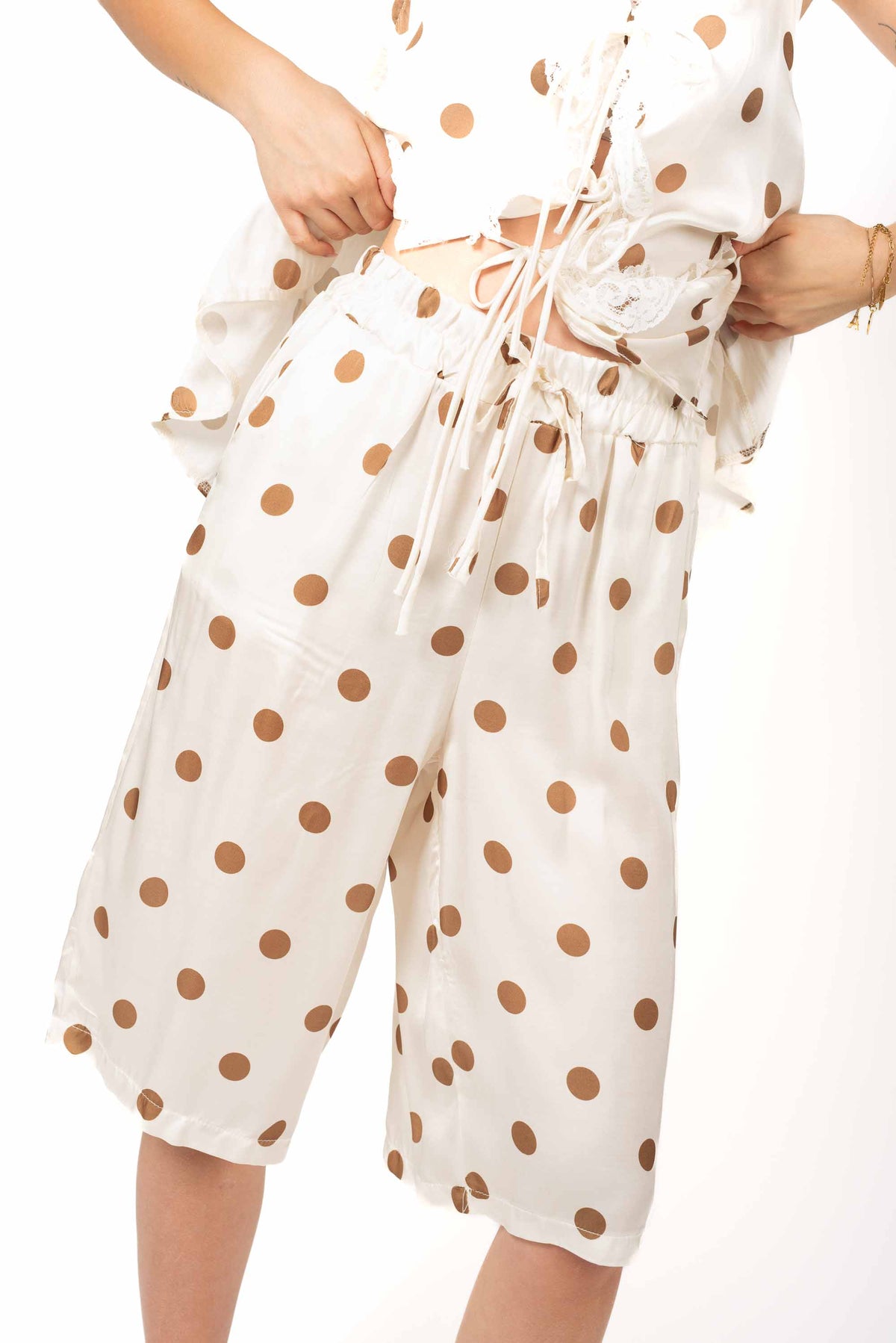 Bermuda Fluidi a Pois donna Miss love - 1