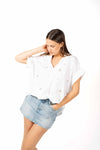 Minigonna in Denim donna Miss love - 4