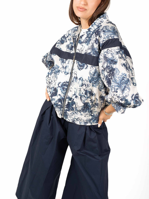 Bomber Leggero Stampato da donna Miss love