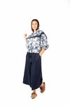 Pantaloni Wide Blu Navy donna Miss love - 3