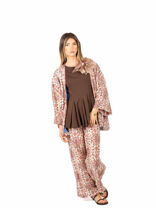 Pantaloni Palazzo Stampa Etnica da donna Miss love