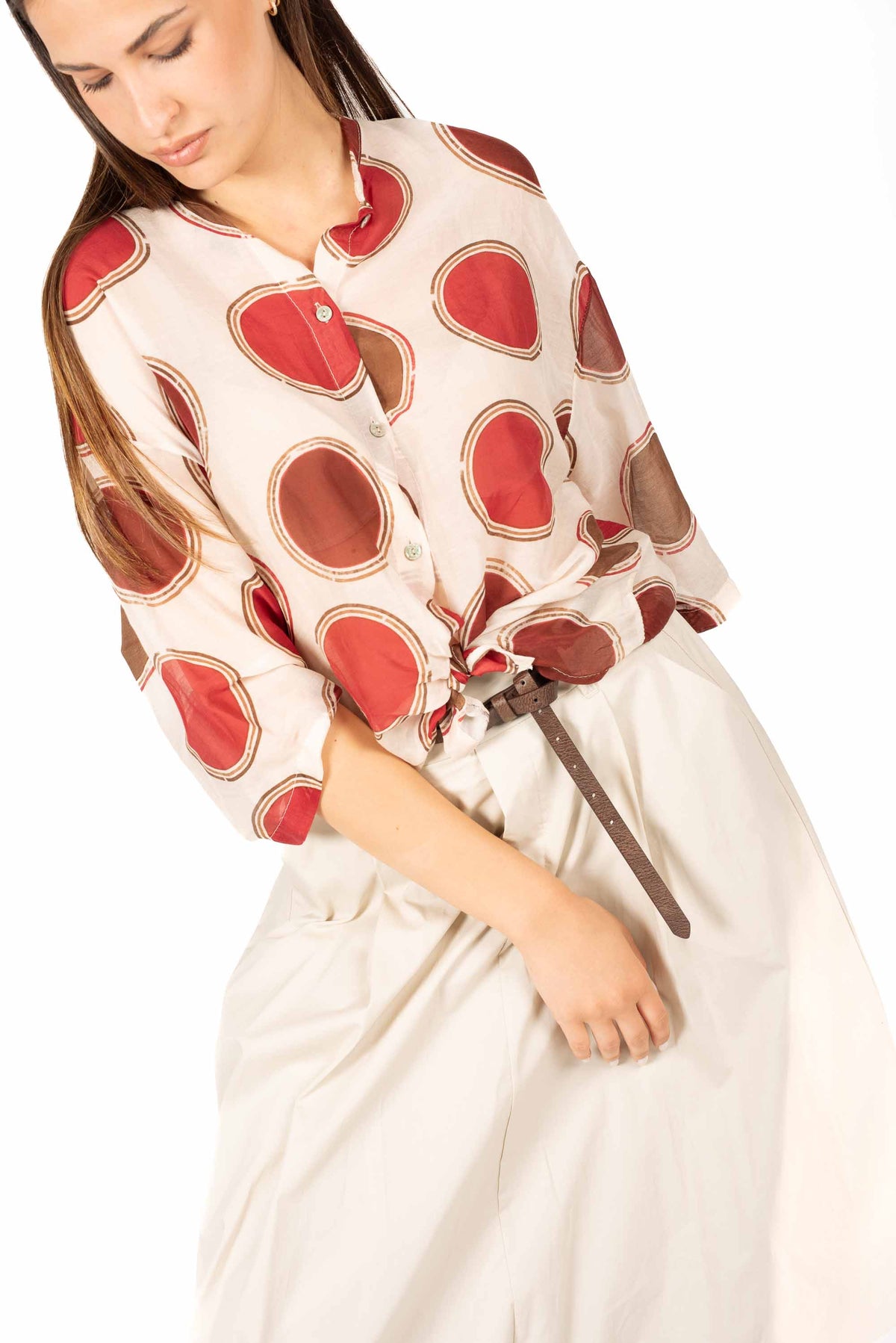Camicia Stampata Semitrasparente donna Miss love - 6