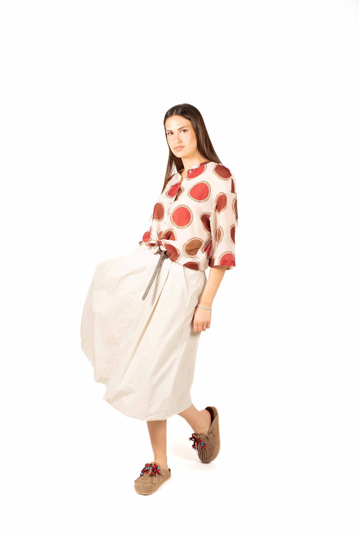 Camicia Stampata Semitrasparente donna Miss love - 5