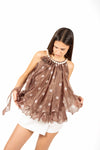 Blusa Pois con Perle donna Miss love - 1