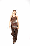 Top Satin Pois con Pizzo donna Miss love - 4