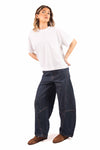 Jeans Wide Leg Lavaggio Scuro donna Tensione in - 3