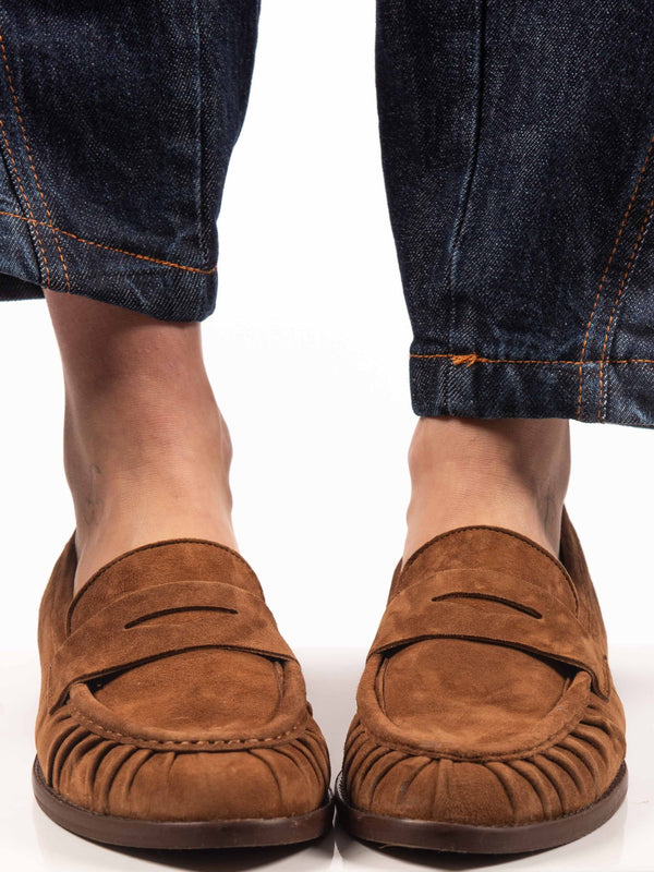 Mocassino Camoscio Marrone da donna Ovye