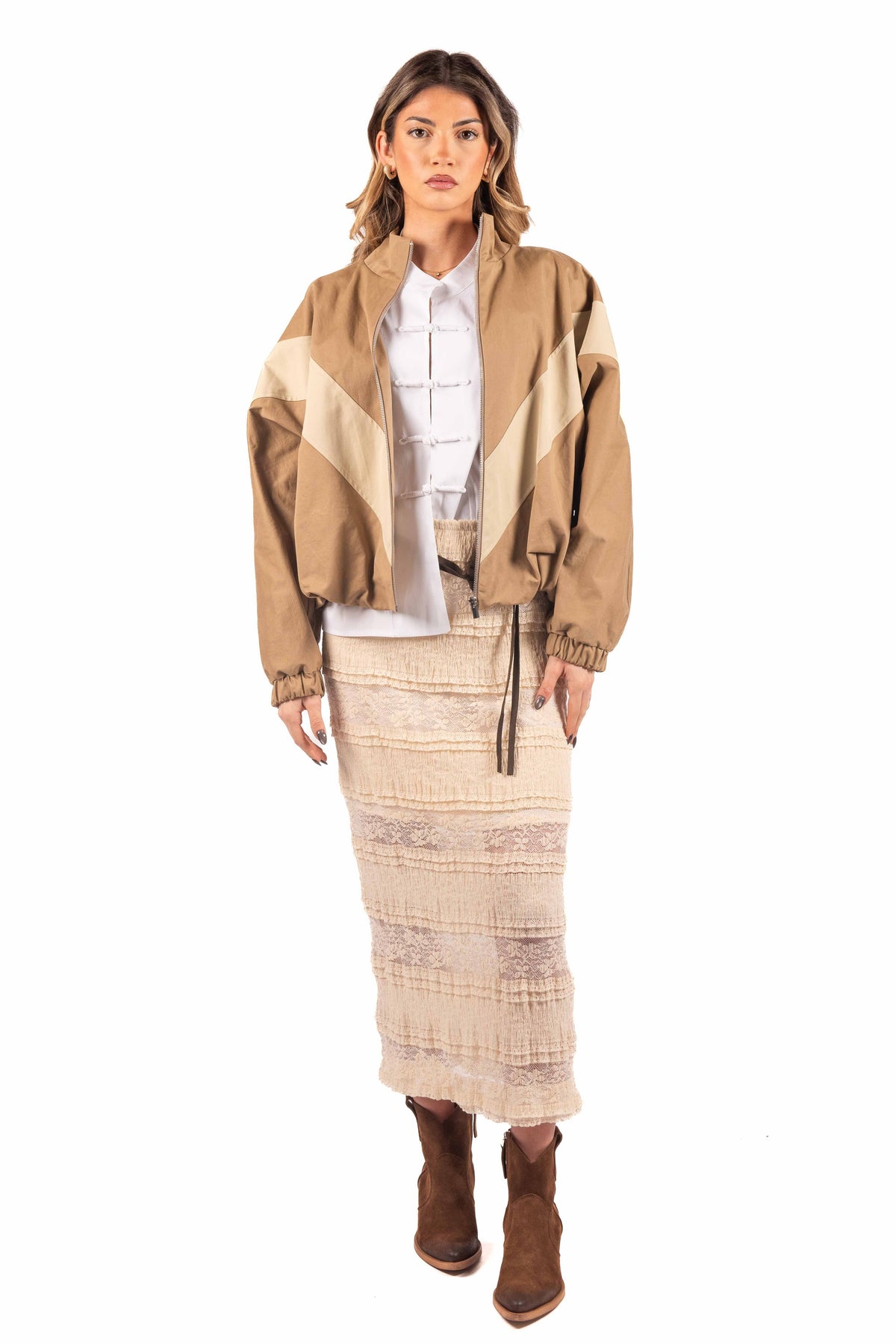 Bomber Tecnico Bicolor donna Maryley - 2