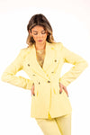 Blazer Doppiopetto Giallo donna Maryley - 1