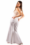 Jeans Flare Bianco donna Maryley - 2