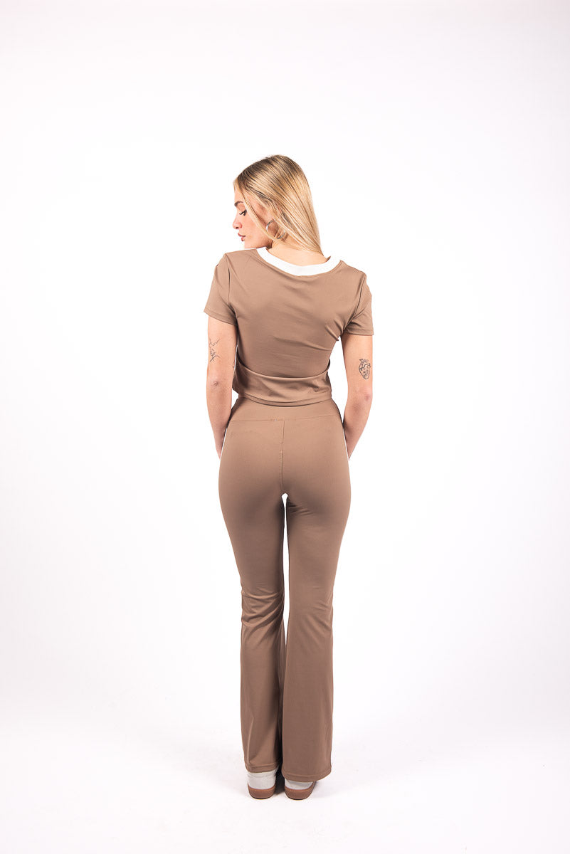 Completo Soft Stretch Marrone donna Miss love - 6