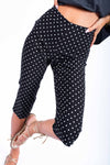 Pantaloni Capri a Pois donna Tensione in - 1
