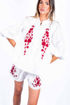 Short con Ricami e Volant donna Tensione in - 3