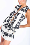 Top Smanicato Fantasia donna Tensione in - 1