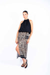 Top Halter Nero donna Tensione in - 1