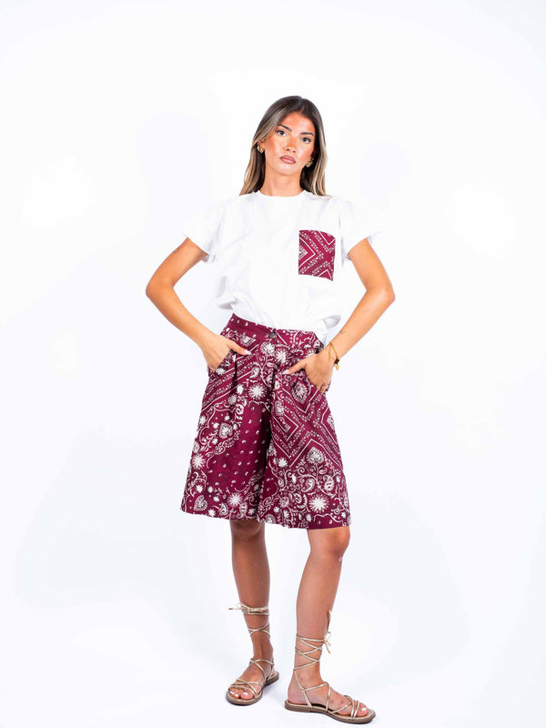 T-shirt con Taschino Bandana da donna Tensione in
