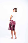 Bermuda Stampa Bandana Bordeaux donna Tensione in - 3