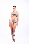 Bikini Zebrato a Fascia donna Miss love - 1
