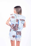 Camicia con Stampa Coordinata donna Miss love - 3