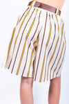 Bermuda a Righe con Cintura donna Miss love - 3