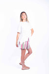T-shirt Oversize con Cucitura Strutturata donna Miss love - 5