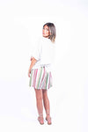Bermuda a Righe con Cintura donna Miss love - 5
