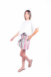 Bermuda a Righe con Cintura donna Miss love - 4