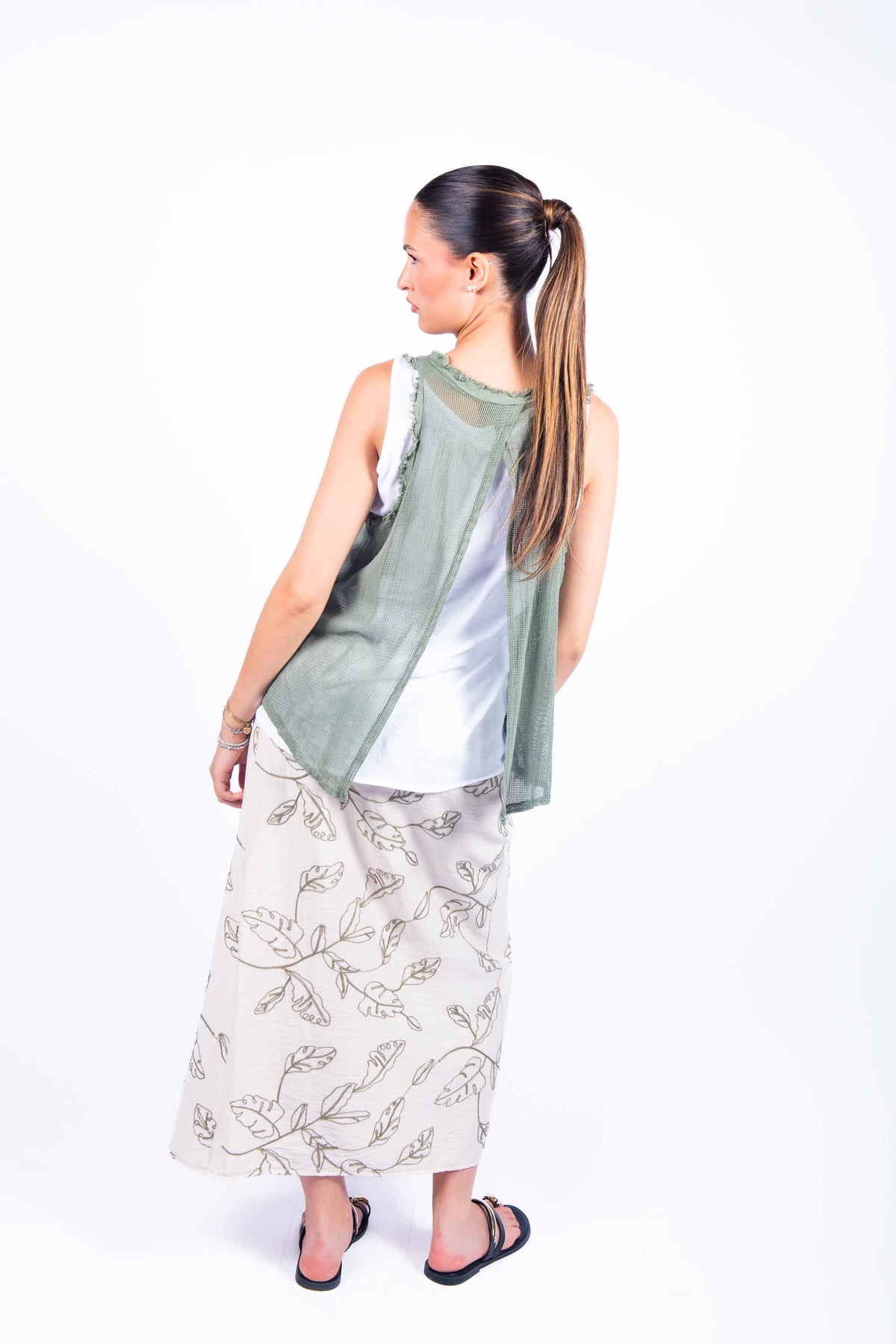 Top Doppio con Frange donna Miss love - 3