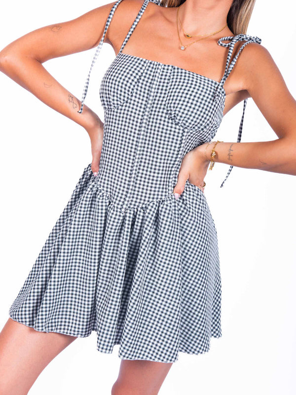Abito Corto Vichy da donna Miss love