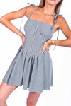 Abito Corto Vichy donna Miss love - 1