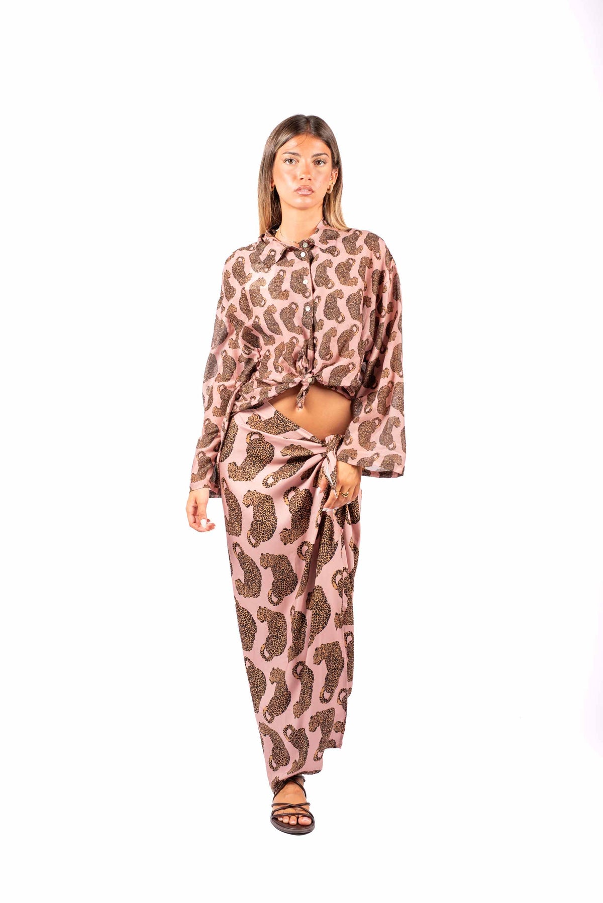 Camicia Stampa Animalier donna Tensione in - 4