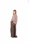 Camicia a Righe Azzurro/Moro donna Tensione in - 3