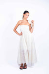 Abito Lungo Ricamato Panna donna Miss love - 4