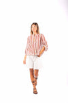 Shorts in Denim Bianco donna Tensione in - 5
