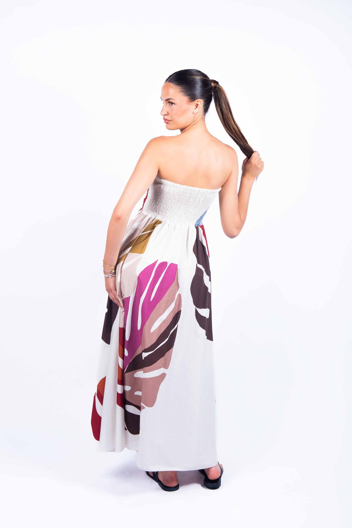 Abito Lungo Stampato donna Miss love - 3