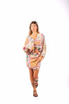 Camicia Fluida Stampa Patchwork donna Tensione in - 4
