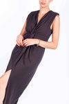 Abito con Nodo Cioccolato donna Miss love - 2