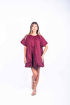 Abito Mini a Palloncino Bordeaux donna Miss love - 1