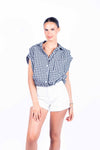 Camicia Vichy Oversize donna Miss love - 2