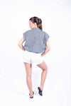 Camicia Vichy Oversize donna Miss love - 4