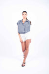 Camicia Vichy Oversize donna Miss love - 6