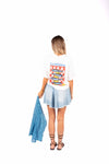T-Shirt Oversize Stampa “Sardina” donna Tensione in - 3