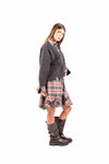 Cardigan Tricot Destrutturato con Dettagli in Ecopelle donna Maryley - 5