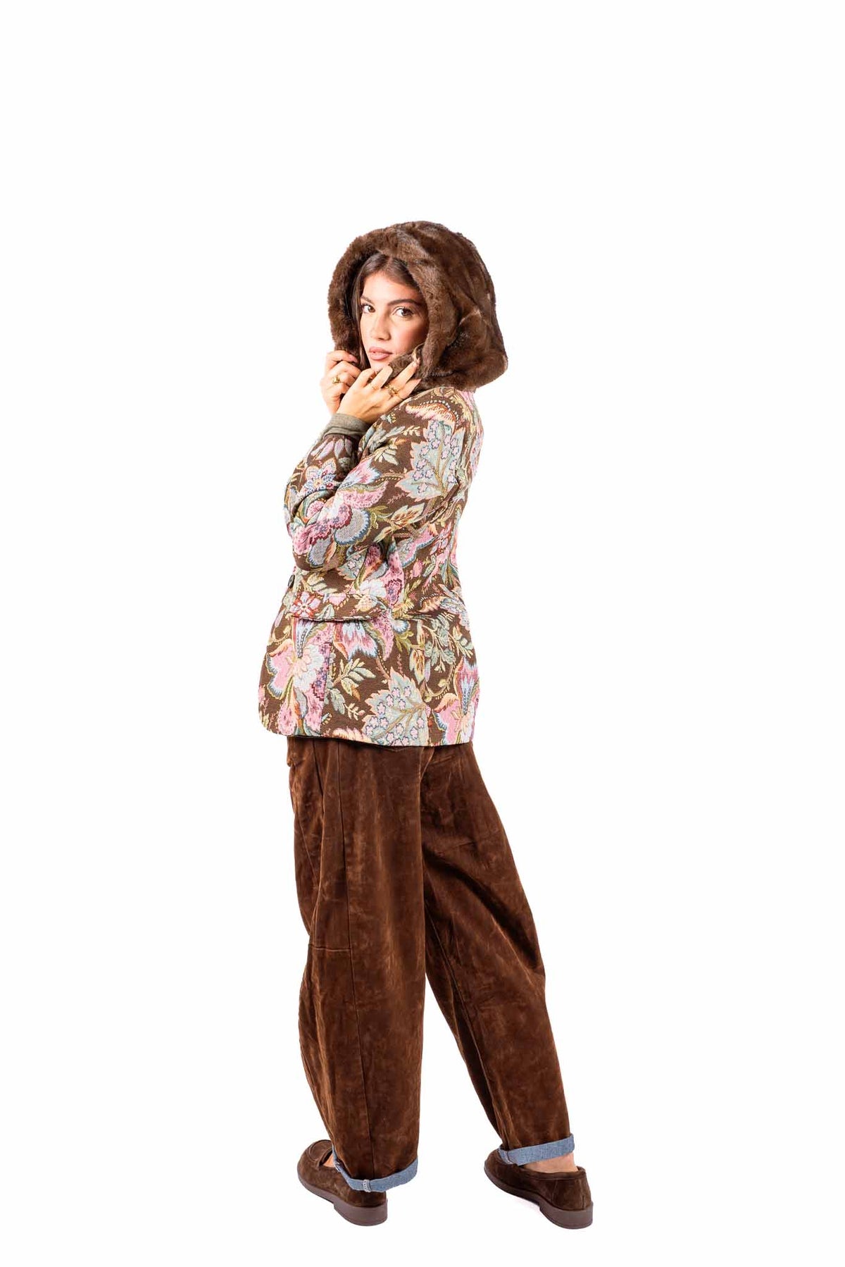 Balaclava in Ecopelliccia con Cousette in Maglia donna Miss love - 3