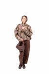 Bomber Jacquard con Motivo Paisley Orientale donna Miss love - 1